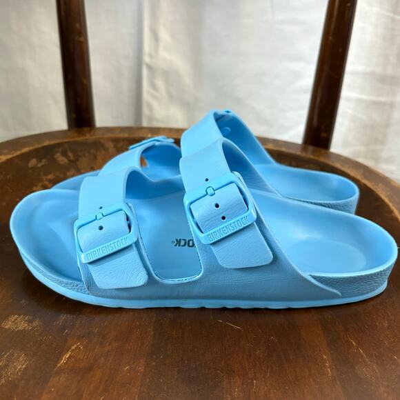 BIRKENSTOCK Eva Arizona Blue Waterproof Sandals Size 39/8 Narrow - Picture 6 of 6